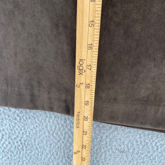 J Mclaughlin Skirt Womens 4 Brown Colorblock Stretch Microsuede Mini Gold Buckle - Picture 6 of 11